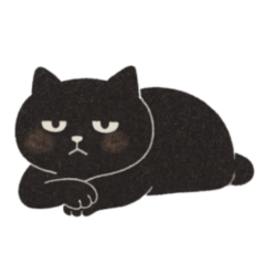 [LINEスタンプ] きょうはムリなねこ