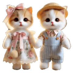 [LINEスタンプ] ムギ＆モモのふんわり日和 3