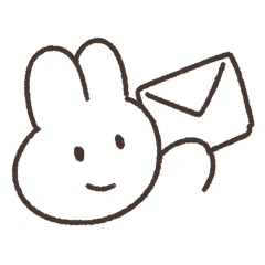 [LINEスタンプ] かわかわかわのほほんうさぎ