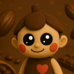 [LINEスタンプ] チョコレートの妖精 カカオン