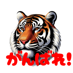 [LINEスタンプ] トラで応援します