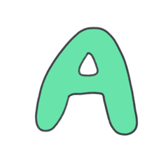 [LINEスタンプ] グリーングリーンアルファベット