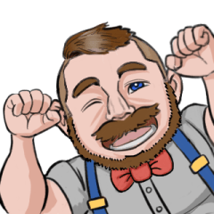[LINEスタンプ] ドワーフのバーテンダーさん (文字なし