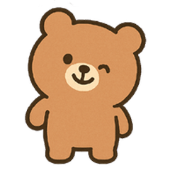 [LINEスタンプ] ふんわりくまの感情表現40種