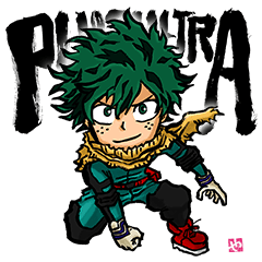 [LINEスタンプ] 墨ヒロアカ