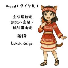 [LINEスタンプ] 台湾民族風スタンプ