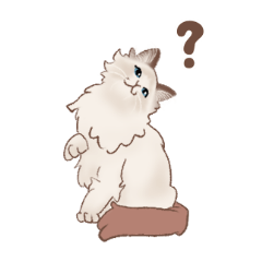 [LINEスタンプ] フレンズキャット -ラグドール-