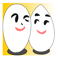 [LINEスタンプ] 絵を描こう 玉子
