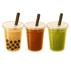 [LINEスタンプ] 台湾ドリンクシリーズ〜第1弾〜
