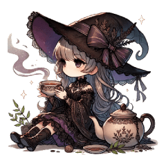 [LINEスタンプ] 魔女っ娘の日常