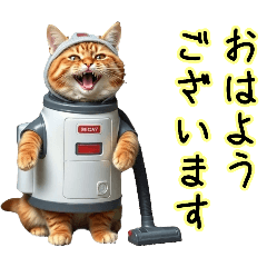 [LINEスタンプ] AIへの注文に失敗した  猫