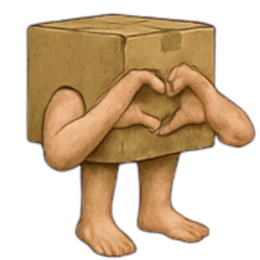 [LINEスタンプ] ダンボールだっ！