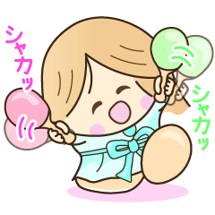 [LINEスタンプ] たのしく☆笑顔で元気な☆毎日スタンプ