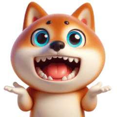 [LINEスタンプ] 挨拶する柴犬スタンプ