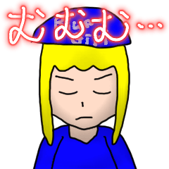 [LINEスタンプ] 青い魔法少女のLINEスタンプ
