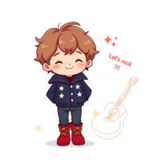 [LINEスタンプ] ふわもこ男子の毎日表情