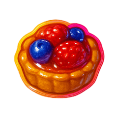 [LINEスタンプ] ぷっくりシールスタンプ【デザートVol.2】