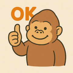 [LINEスタンプ] えっほゴリラの日常スタンプの画像（メイン）