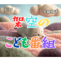 [LINEスタンプ] 架空のこども番組