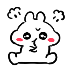 [LINEスタンプ] うさぎのにこっぴ2