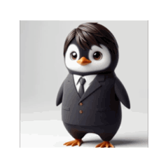 [LINEスタンプ] 内定ペンギン