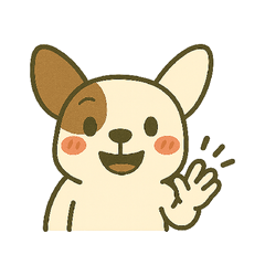 [LINEスタンプ] ふれんち犬