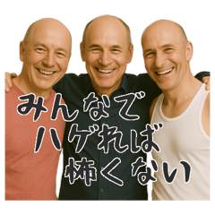 [LINEスタンプ] ポジティブハゲ