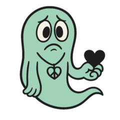 [LINEスタンプ] ピースゴースト