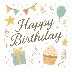 [LINEスタンプ] 一生使える誕生日・お祝い・年中行事