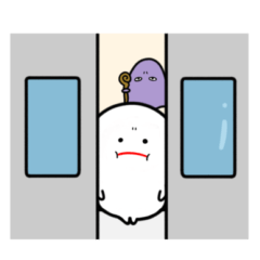 [LINEスタンプ] 不運なみじめちゃんと疫病神くん
