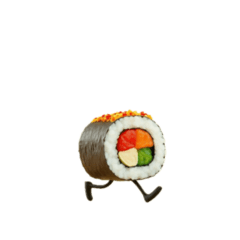 [LINEスタンプ] 無限寿司パレード