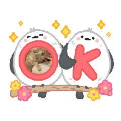 [LINEスタンプ] 私の相棒は？1