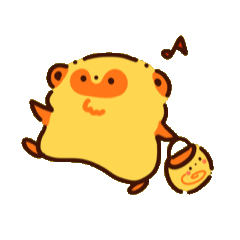 [LINEスタンプ] 動く！たまごたぬき