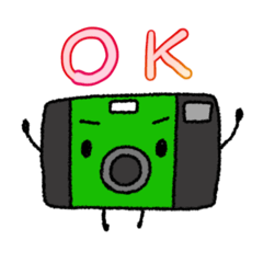 [LINEスタンプ] カメラの子