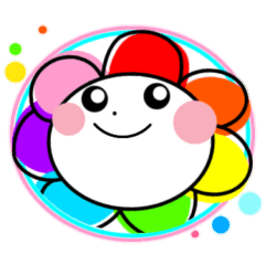 [LINEスタンプ] カラフルちゃん ♡ スタンプ