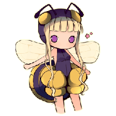 [LINEスタンプ] 蜂の娘の日常vol.01