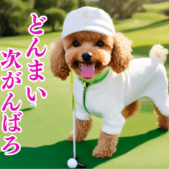 [LINEスタンプ] トイプのゴルファー【毎日使える】