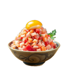 [LINEスタンプ] 海老と刺身の丼ワールド