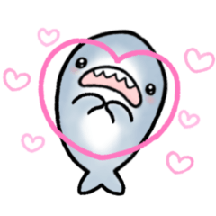 [LINEスタンプ] 生活感のあるサメ16〜動くサメ〜