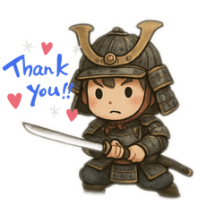[LINEスタンプ] がんばれ！侍君