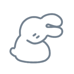 [LINEスタンプ] tiredrabbit