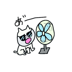 [LINEスタンプ] CATイン サマー 日本の猛暑に住まう猫