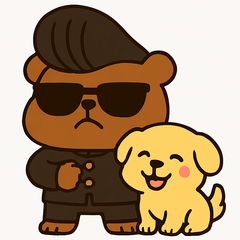 [LINEスタンプ] 番くま＆ポチ丸