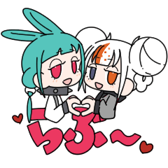 [LINEスタンプ] 1号＆2号ちゃんスタンプ