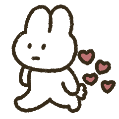 [LINEスタンプ] うさぎのぽぽちゃん うさぽぽちゃん ver.2