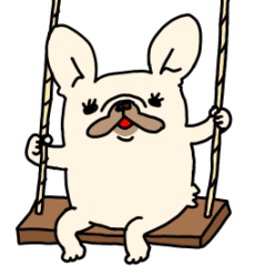 [LINEスタンプ] ずんどうフレンチブルドッグ