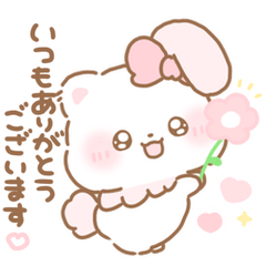 [LINEスタンプ] うさねこリリィ♡ふんわり可愛い毎日