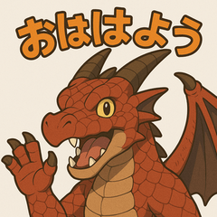[LINEスタンプ] ドジっ子ドラゴンず
