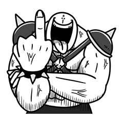 [LINEスタンプ] いつか言いたいセリフ（世紀末）