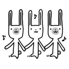 [LINEスタンプ] ヒマラヤンうさぎさん